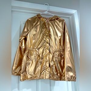 Rose Gold Metallic Jacket/ Raincoat 🌹💐
